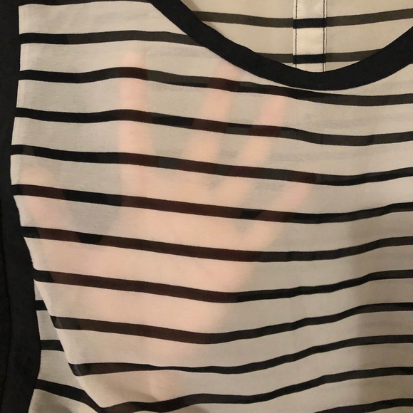 American Eagle Outfitters Dressy Striped Tee - Picture 7 of 7